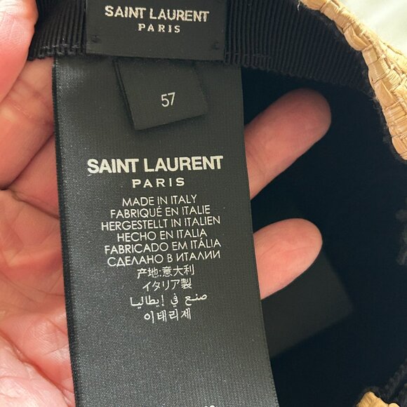 NWT Saint Laurent NAVY BLUE Baseball cap size57 - Picture 4 of 8